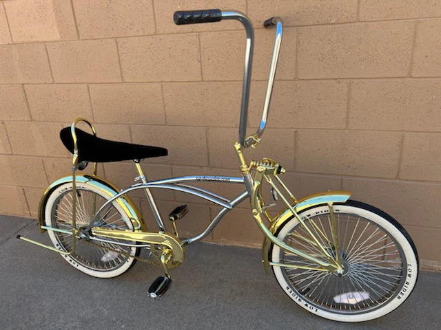 20" Lowrider Chrome/Gold Complete Bike - Image 10