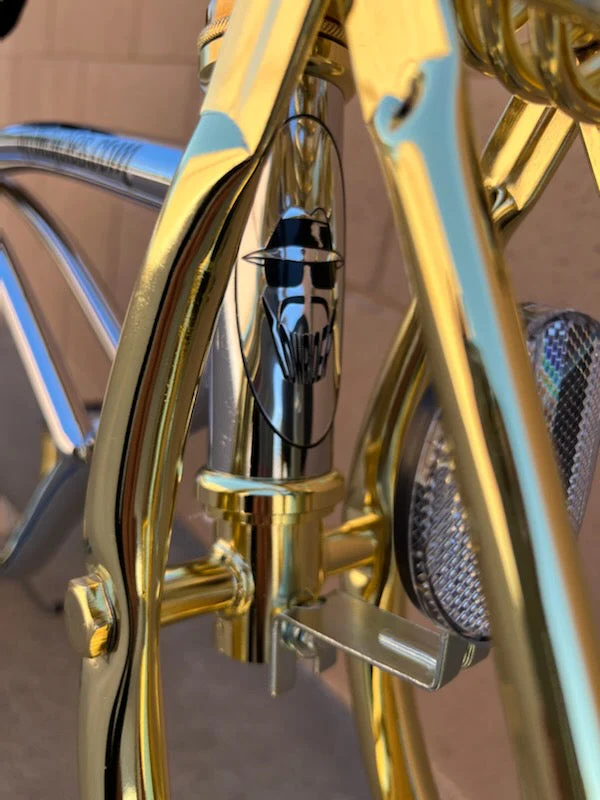 20" Lowrider Chrome/Gold Complete Bike - Image 14