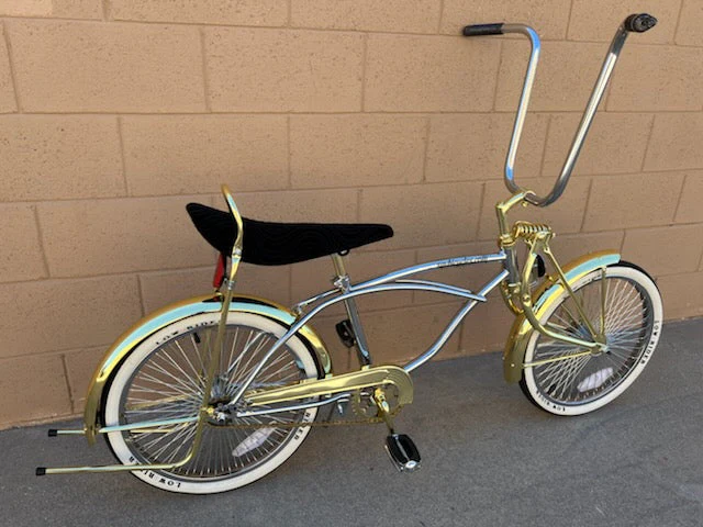 20" Lowrider Chrome/Gold Complete Bike - Image 16
