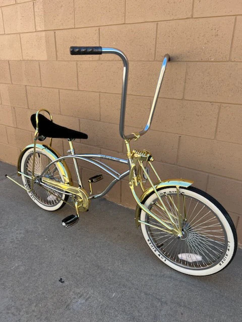 20" Lowrider Chrome/Gold Complete Bike - Image 18
