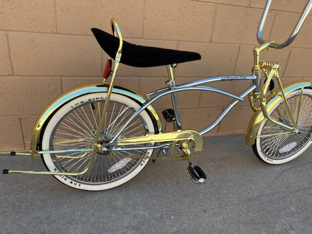 20" Lowrider Chrome/Gold Complete Bike - Image 21