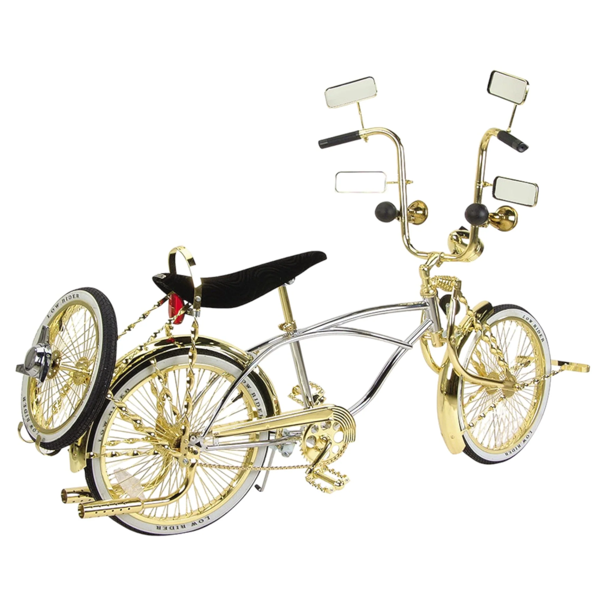 20" Lowrider Collection Bicycle Complete Bike Gold/Chrome - Image 4