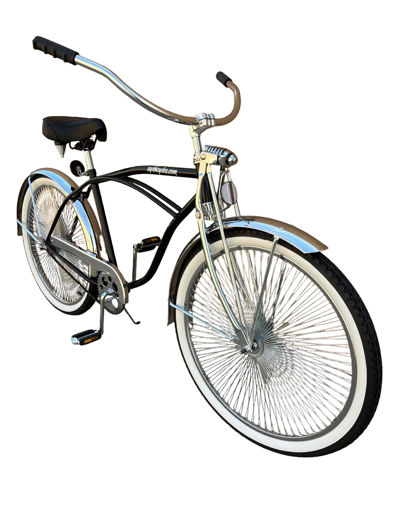 26" Lowrider Complete Bike Black/Chrome - Image 11