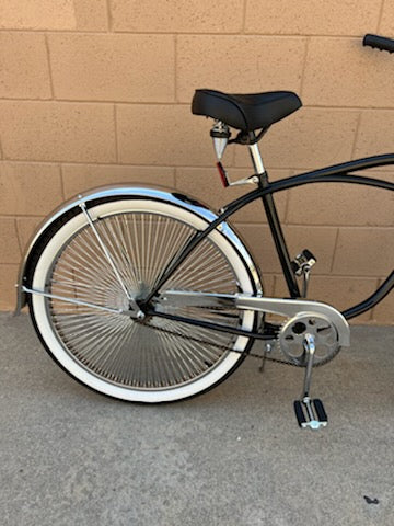 26" Lowrider Complete Bike Black/Chrome - Image 14