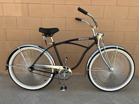 26" Lowrider Complete Bike Black/Chrome - Image 18