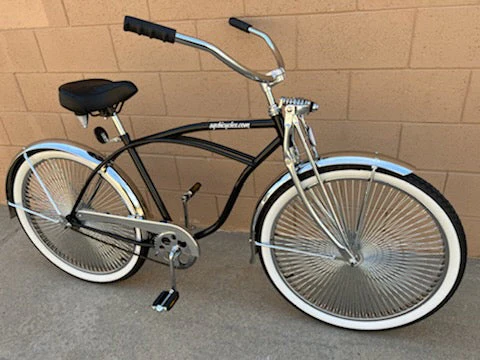26" Lowrider Complete Bike Black/Chrome - Image 21