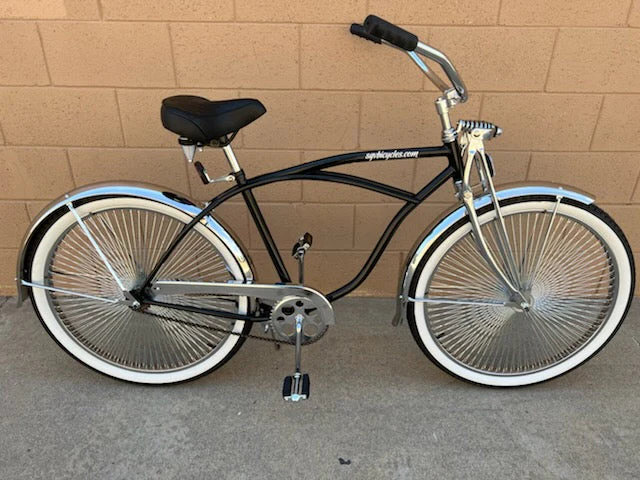 26" Lowrider Complete Bike Black/Chrome - Image 25