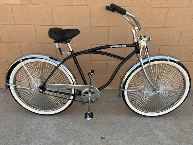 26" Lowrider Complete Bike Black/Chrome - Image 26