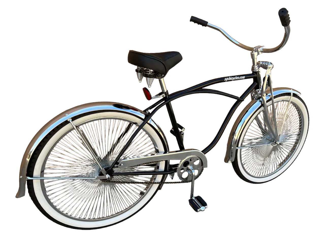 26" Lowrider Complete Bike Black/Chrome - Image 5