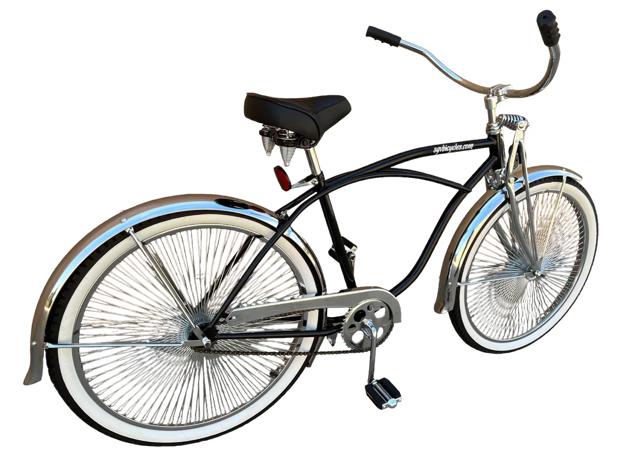26" Lowrider Complete Bike Black/Chrome - Image 9
