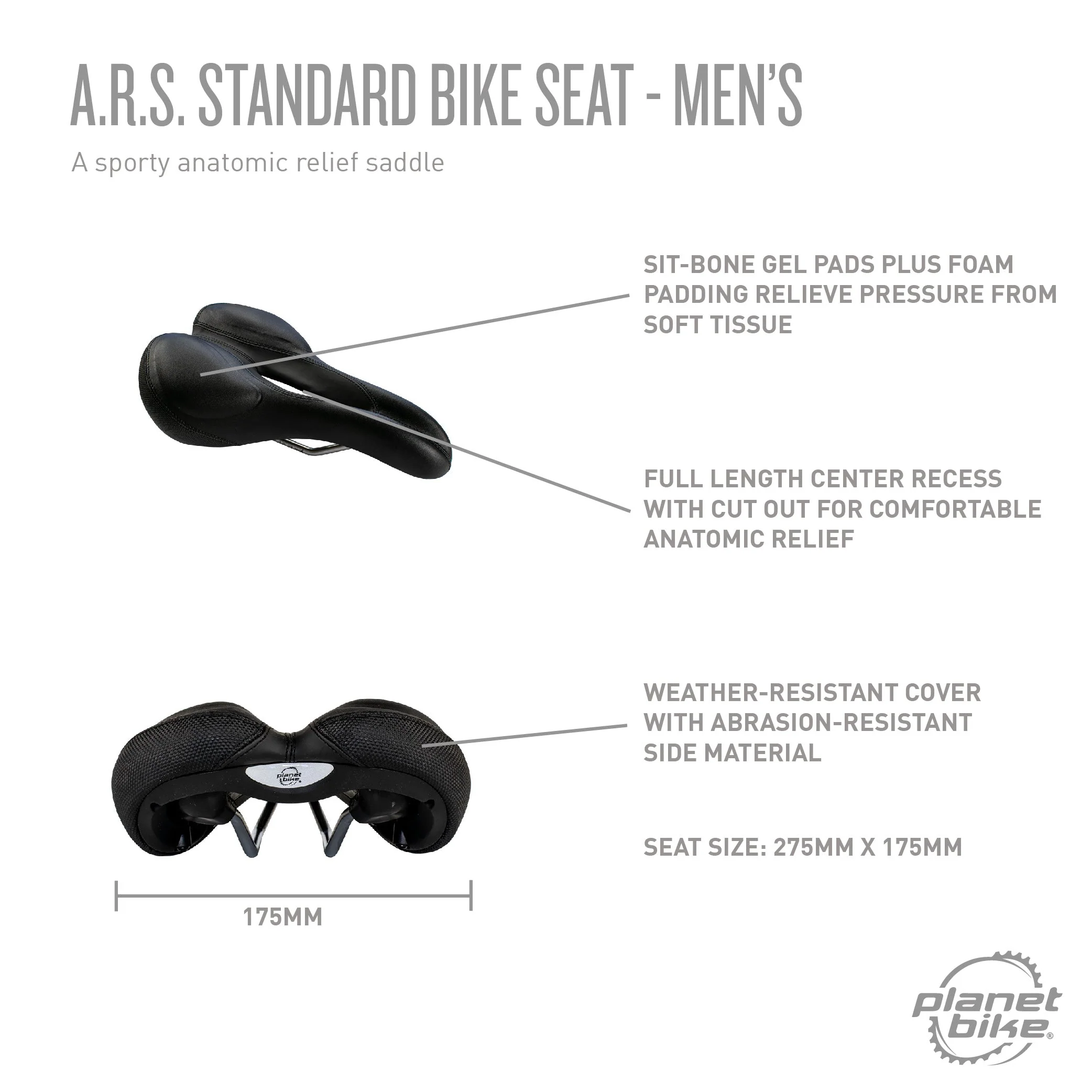 Bike Planet A.R.S. Standard Bike Seat - Image 8