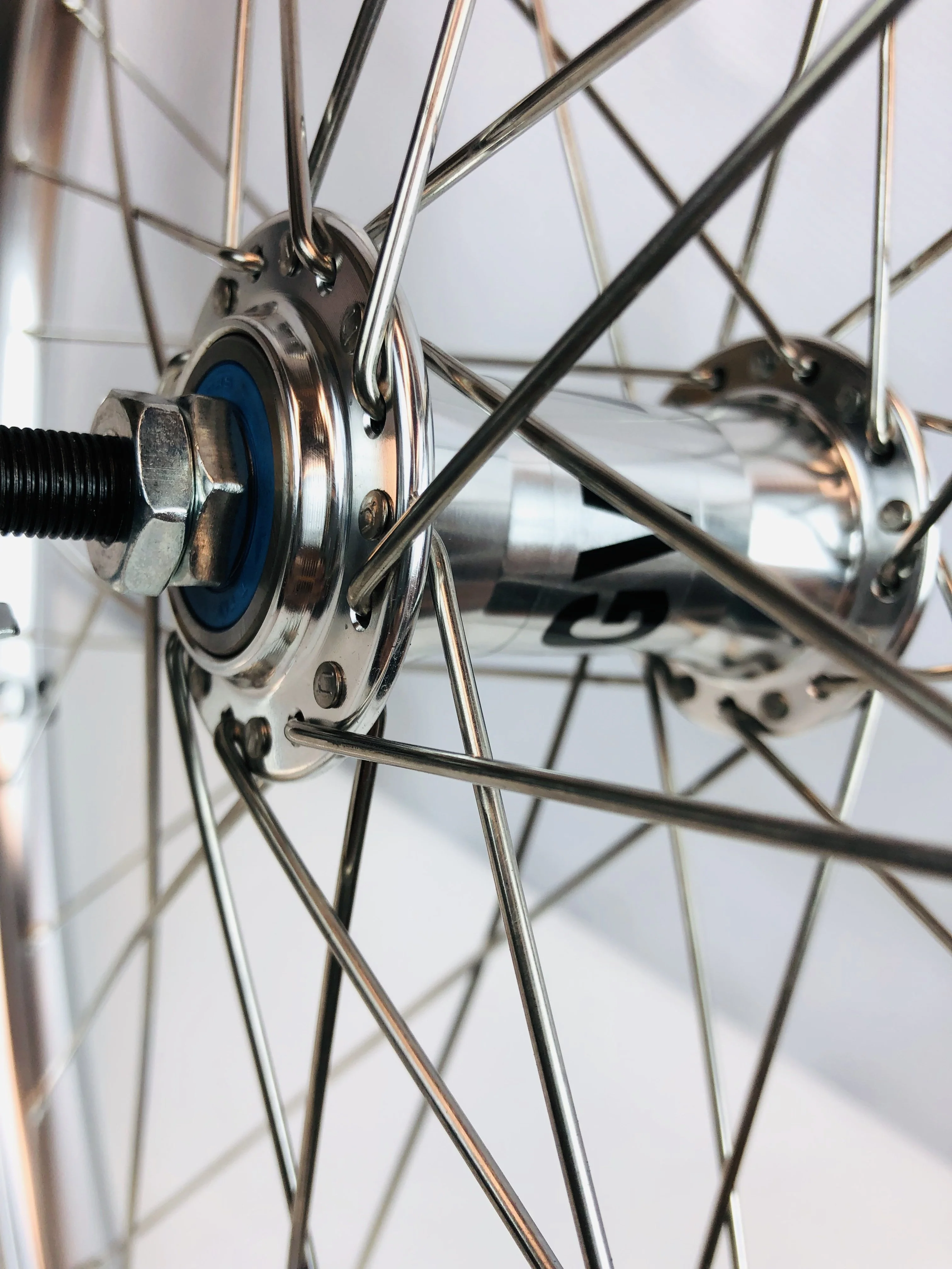 BMX 24 x 1.75" Bicycle Front & Rear Wheel set Double Walls Sealed Bearing - Image 32