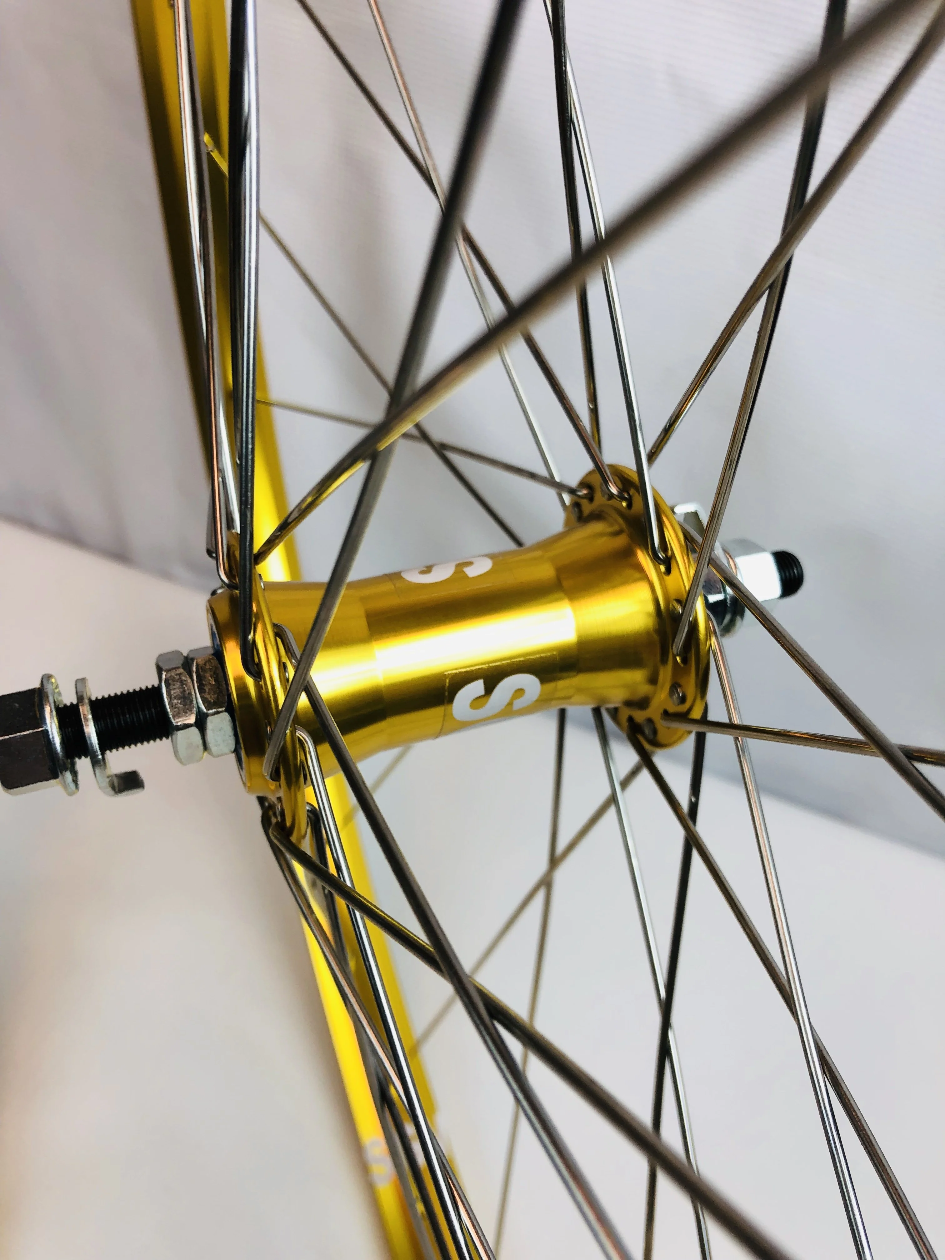 BMX 26 x 1.75" Bicycle Front & Rear Wheel set Double Walls Sealed Bearing - Image 19