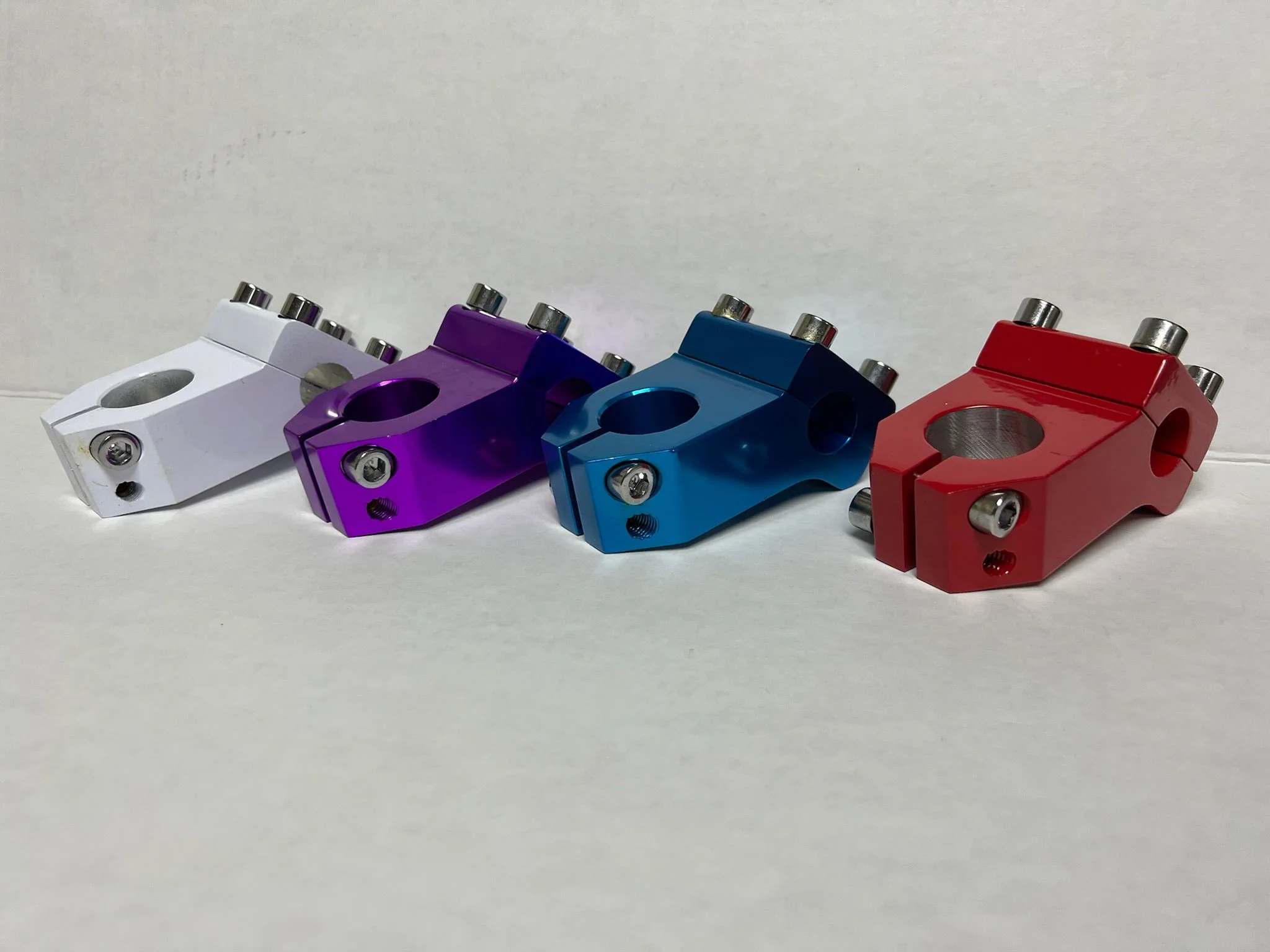 Color BMX Stem White, Red, Blue, Purple