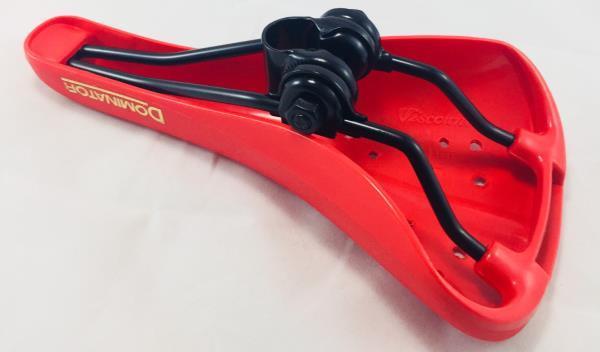 Viscount Dominator BMX Seat Red Old School BMX Bicycle Seat - Image 6