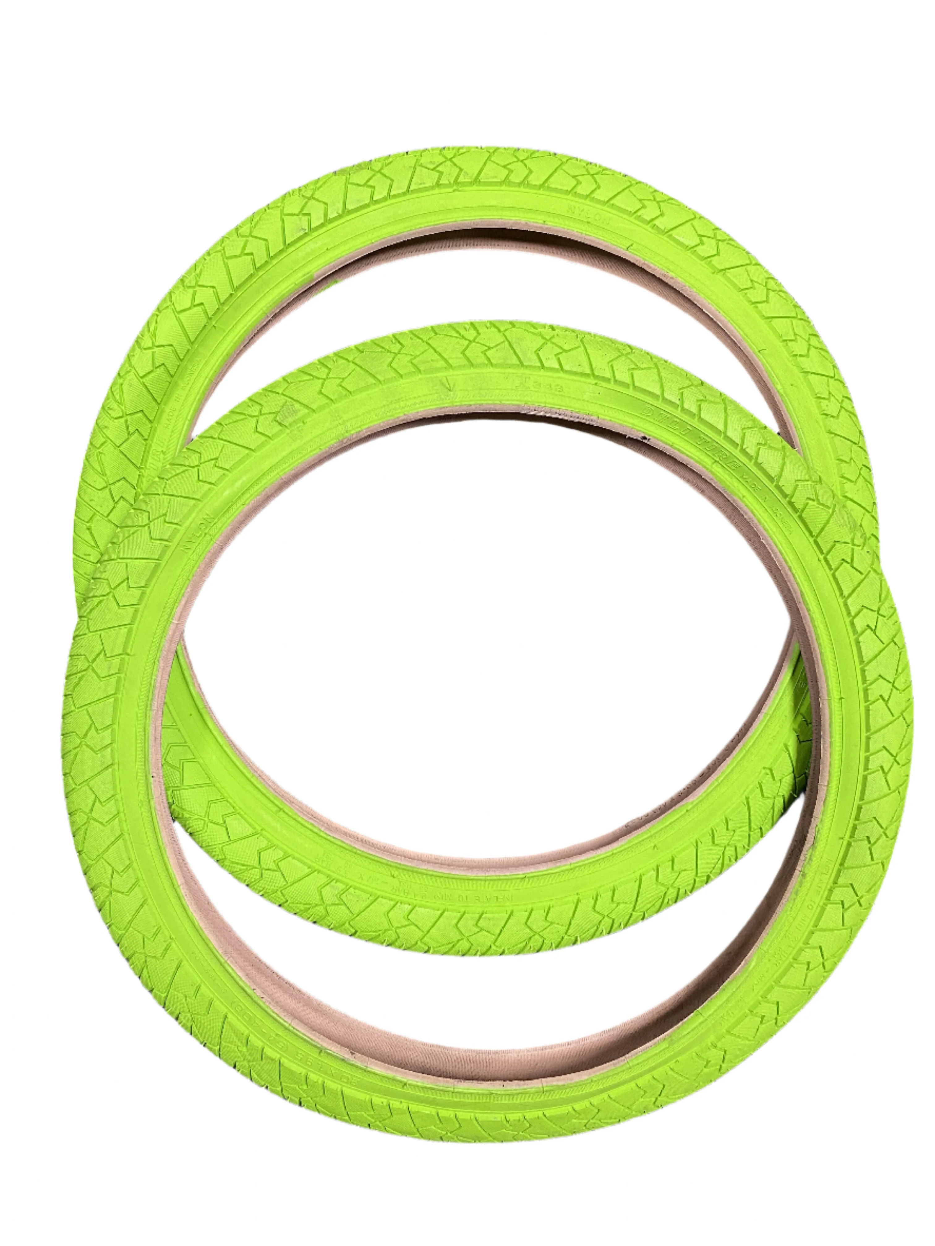 Deli 20" X 1.95" BMX Tires Lime Green - Image 2
