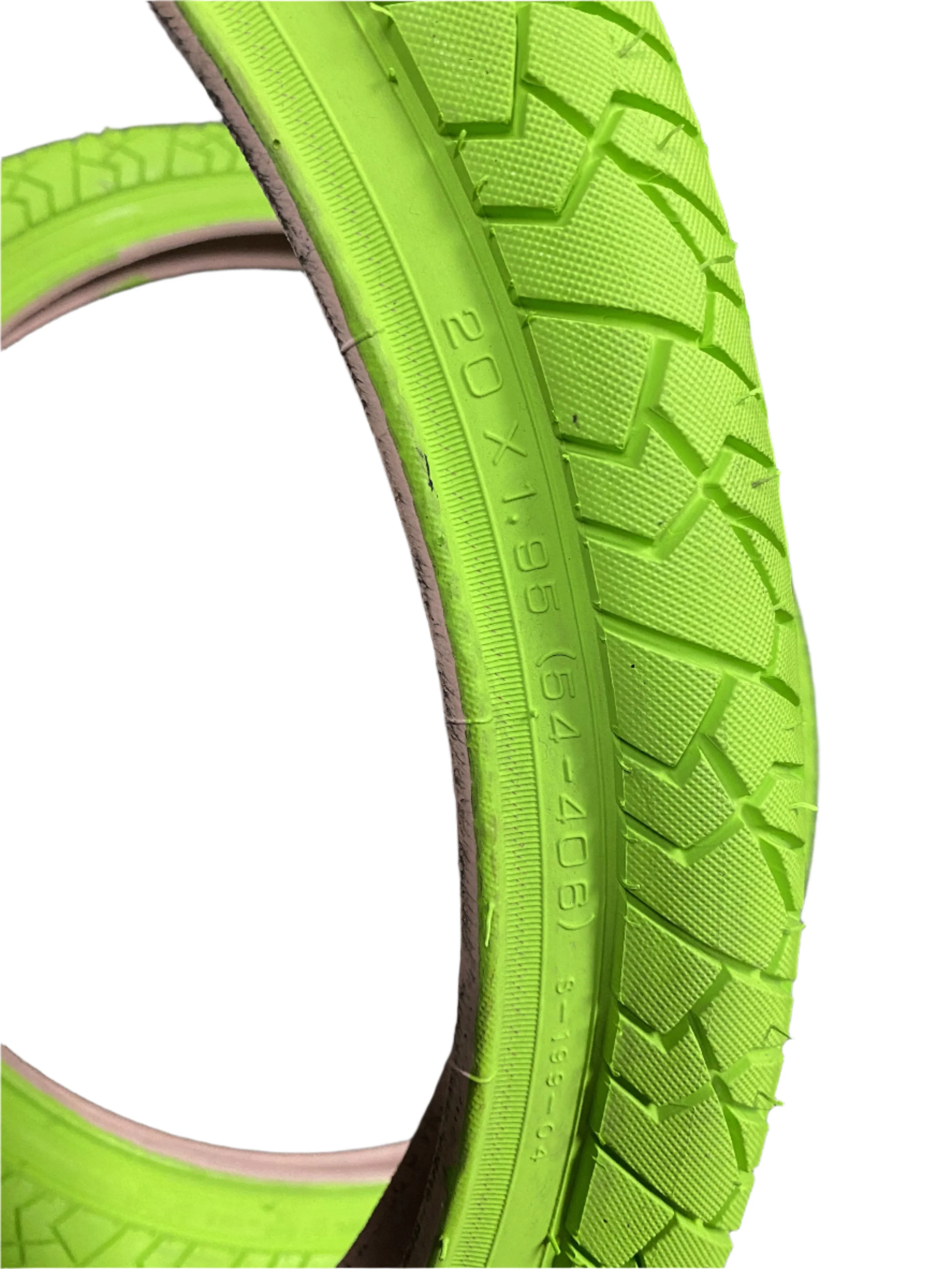 Deli 20" X 1.95" BMX Tires Lime Green - Image 5