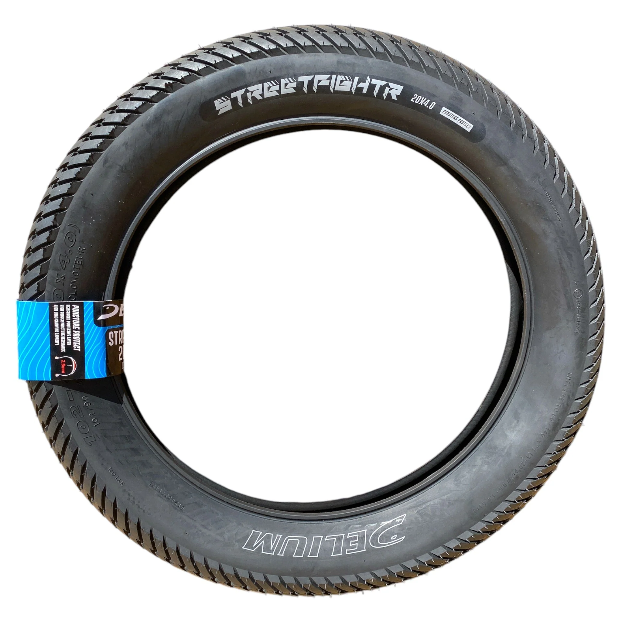 Deli Streetfightr E-BIKE 20x4.0 Heavy Duty Thornproof Tire - Image 2