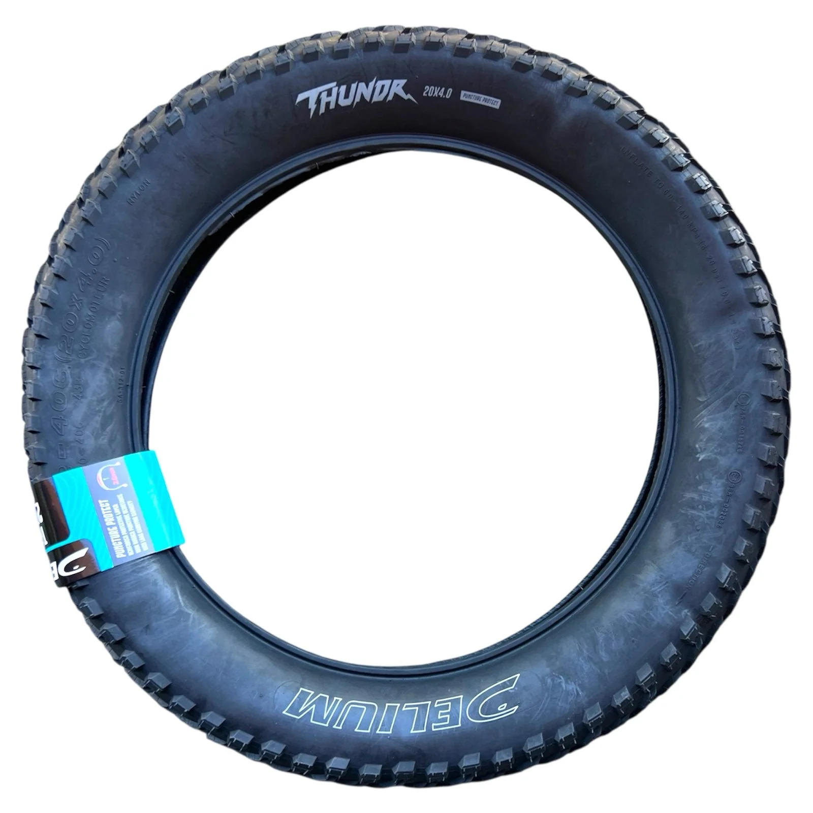 Deli Thunder E-BIKE 20x4.0 Heavy Duty Thornproof Tire - Image 3