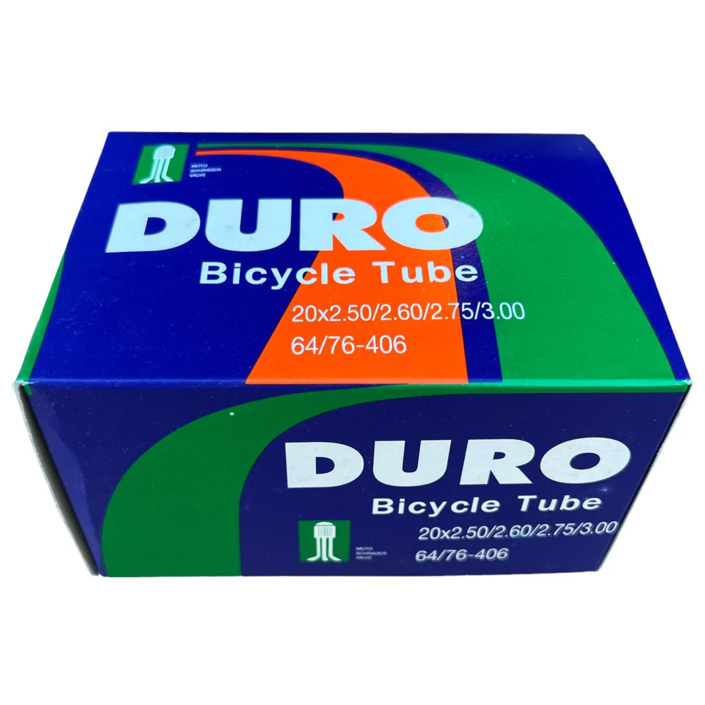 Duro Bicycle Tube 20" x 2.50/2.60/2.75/3.00" (33mm) Standard American/Valve - Image 2