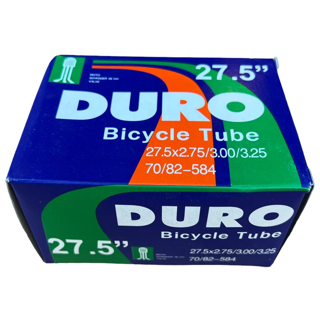 Duro Bicycle Tube 27.5 x 2.75/3.00/3.25" (48mm) Standard American/Valve - Image 2