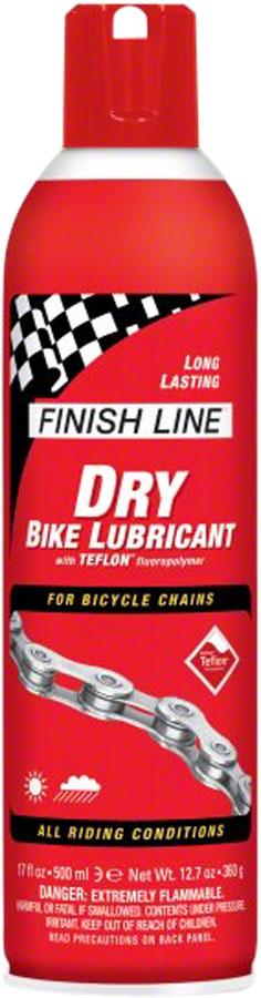 Finish Line DRY Bike Chain Lube - 17 fl oz, Aerosol - Image 2