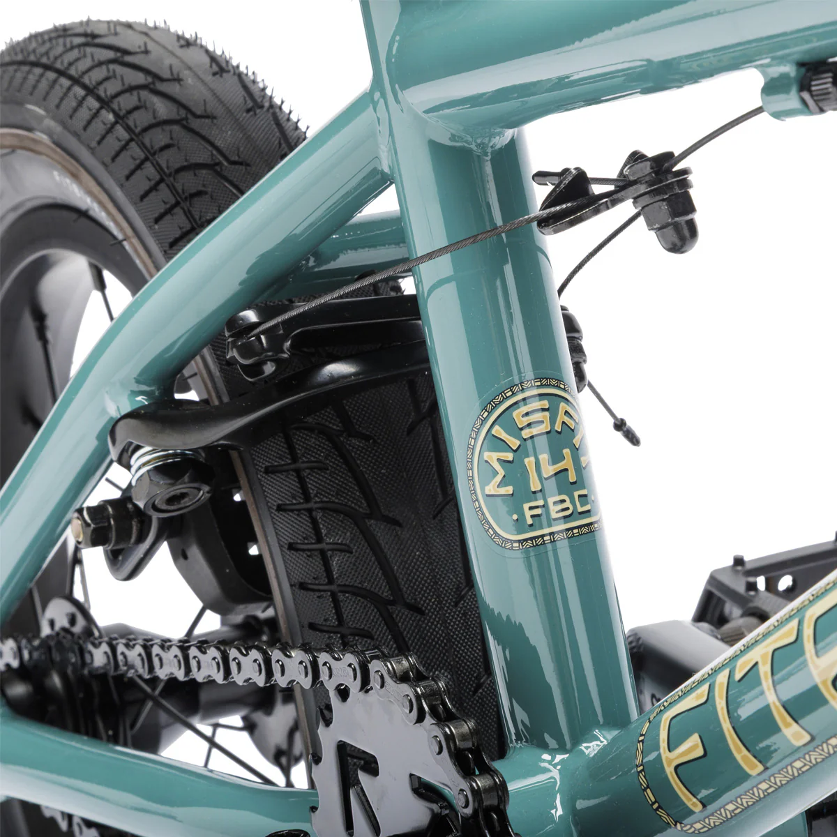Fit Bike Co 2026 Misfit 14" BMX Bike (14.25" Toptube) (Dark Jade Green) - Image 4