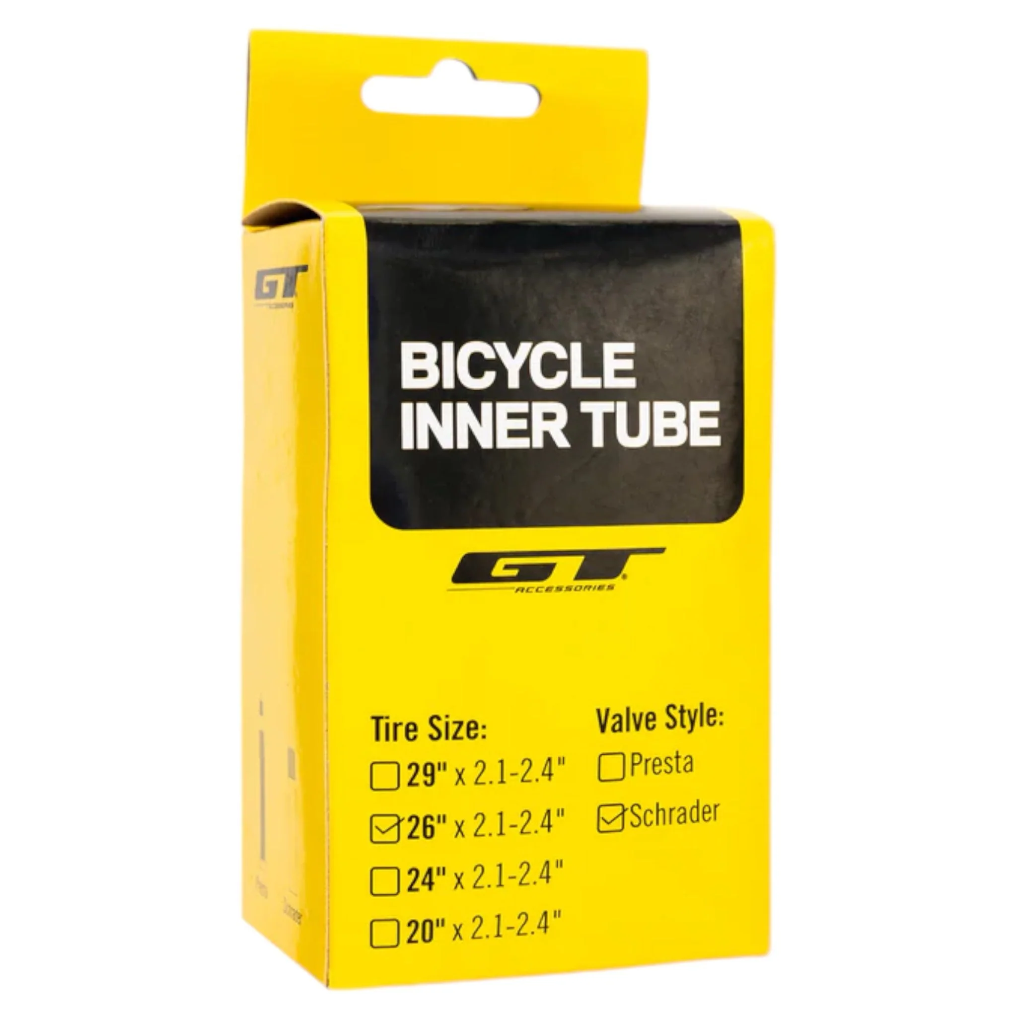 GT BMX Bicycle Tube 26" x 2.1"-2.4" - Schrader Valve - Image 2