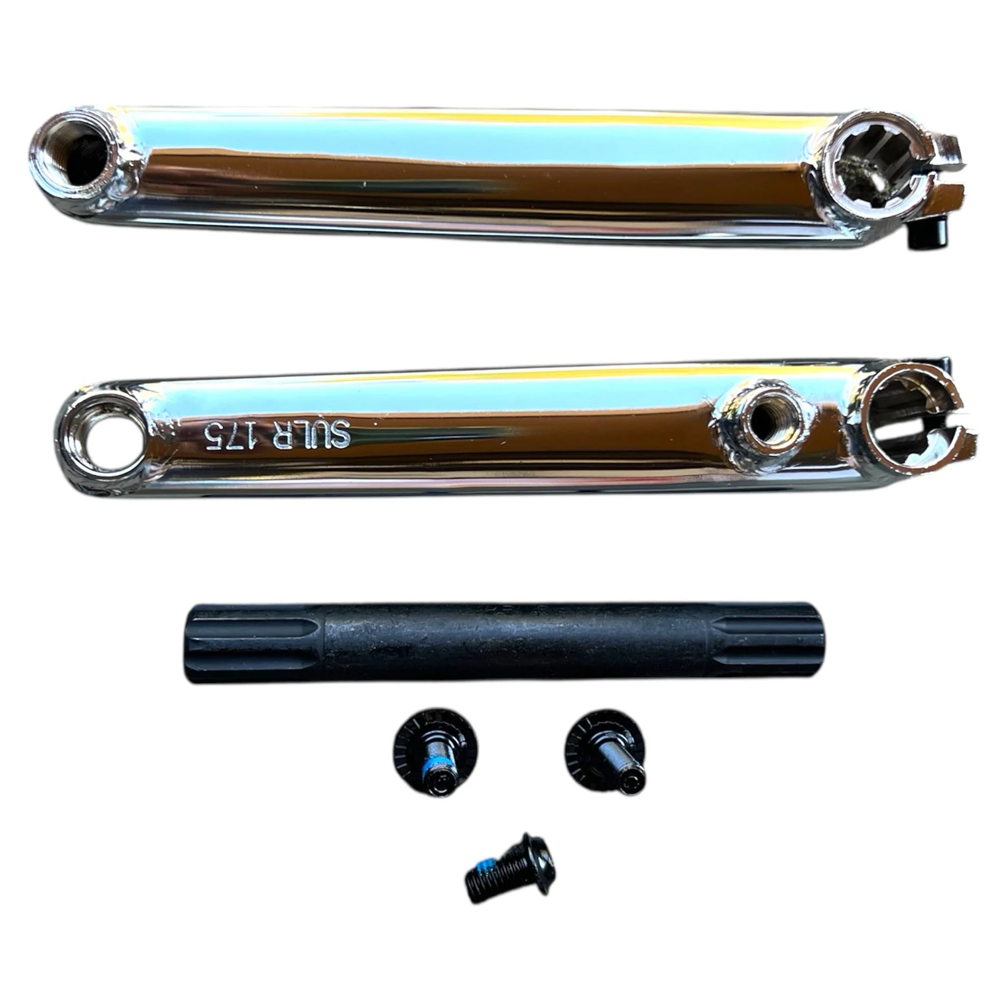 Hawkeye Bmx Crankset 19mm Chrome - Image 2
