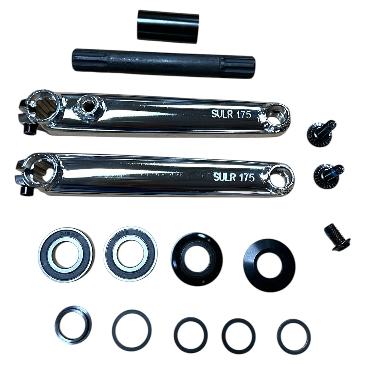 Hawkeye Bmx Crankset 19mm Matte Black - Image 2