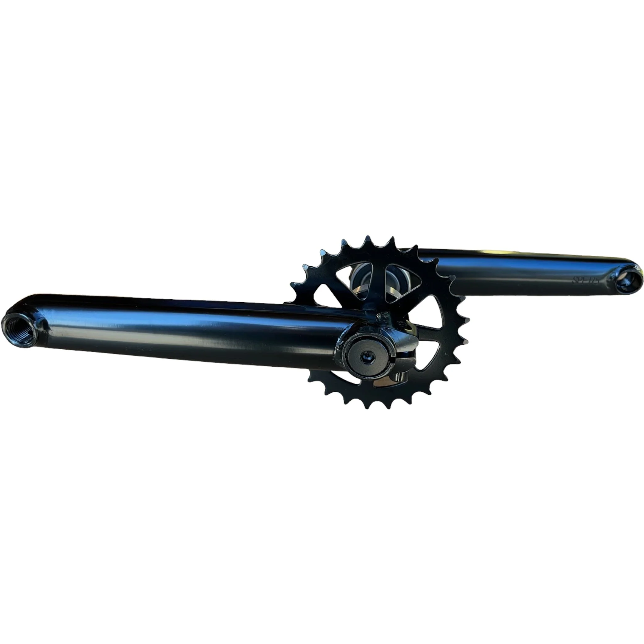 Hawkeye Bmx Crankset 19mm Matte Black - Image 4