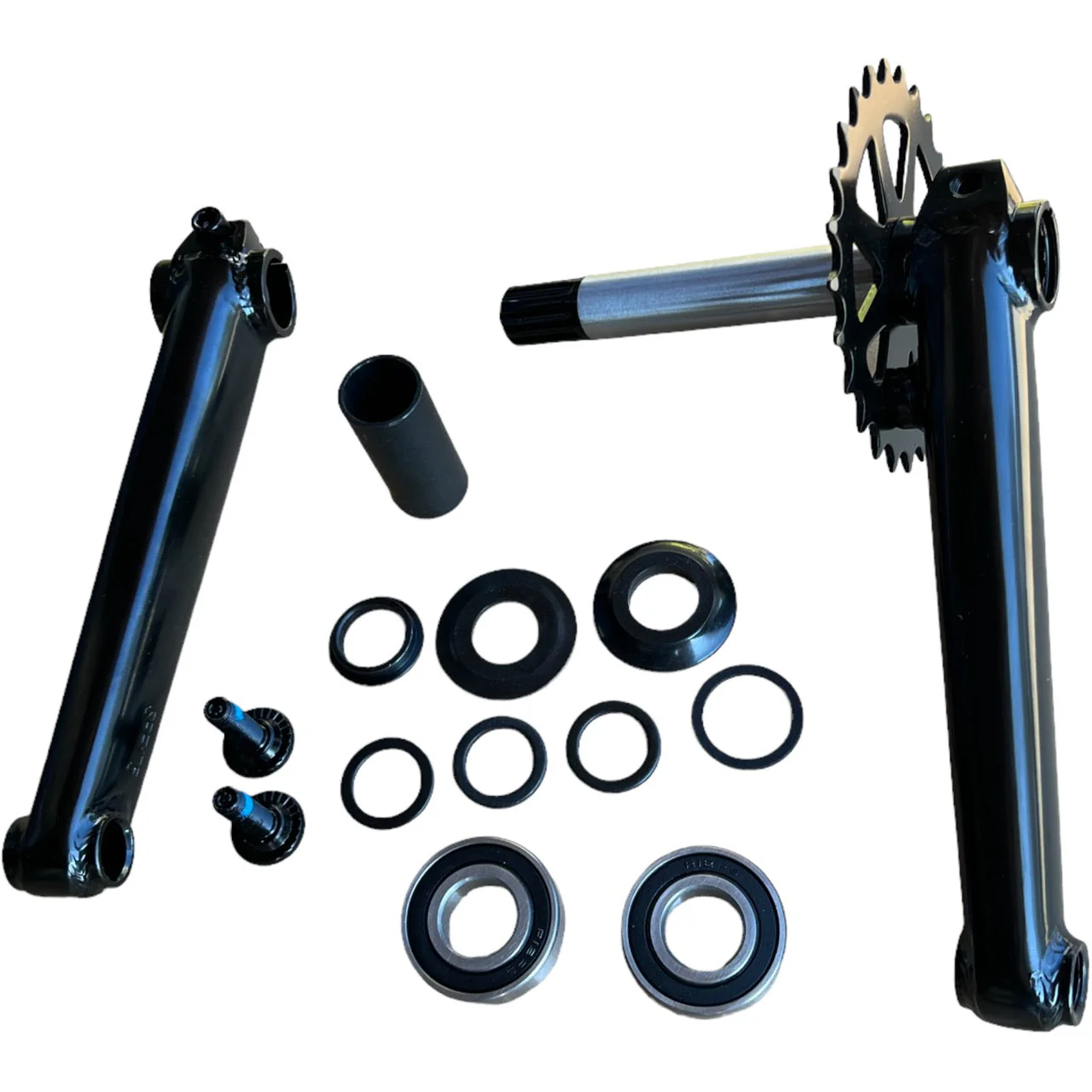 Hawkeye Bmx Crankset 19mm Matte Black - Image 6