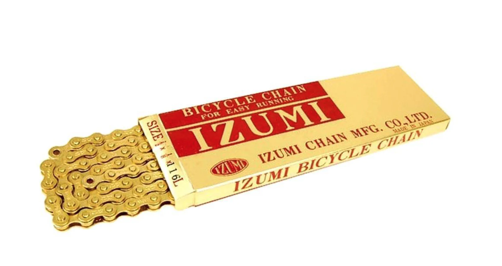 Izumi ECO Chain 1/8" Gold
