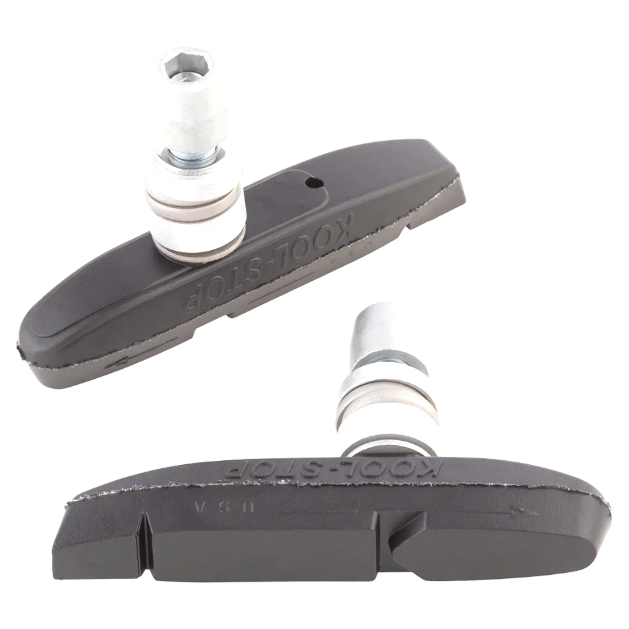 Kool Stop Supra 2 Brake Pads (Black) (1 Pair) (All-Weather Compound) (Threaded) - Image 3