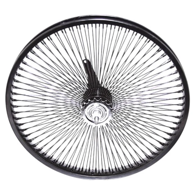 Lowrider 20" 144 Spoke Coaster Wheel Set Black - Image 3