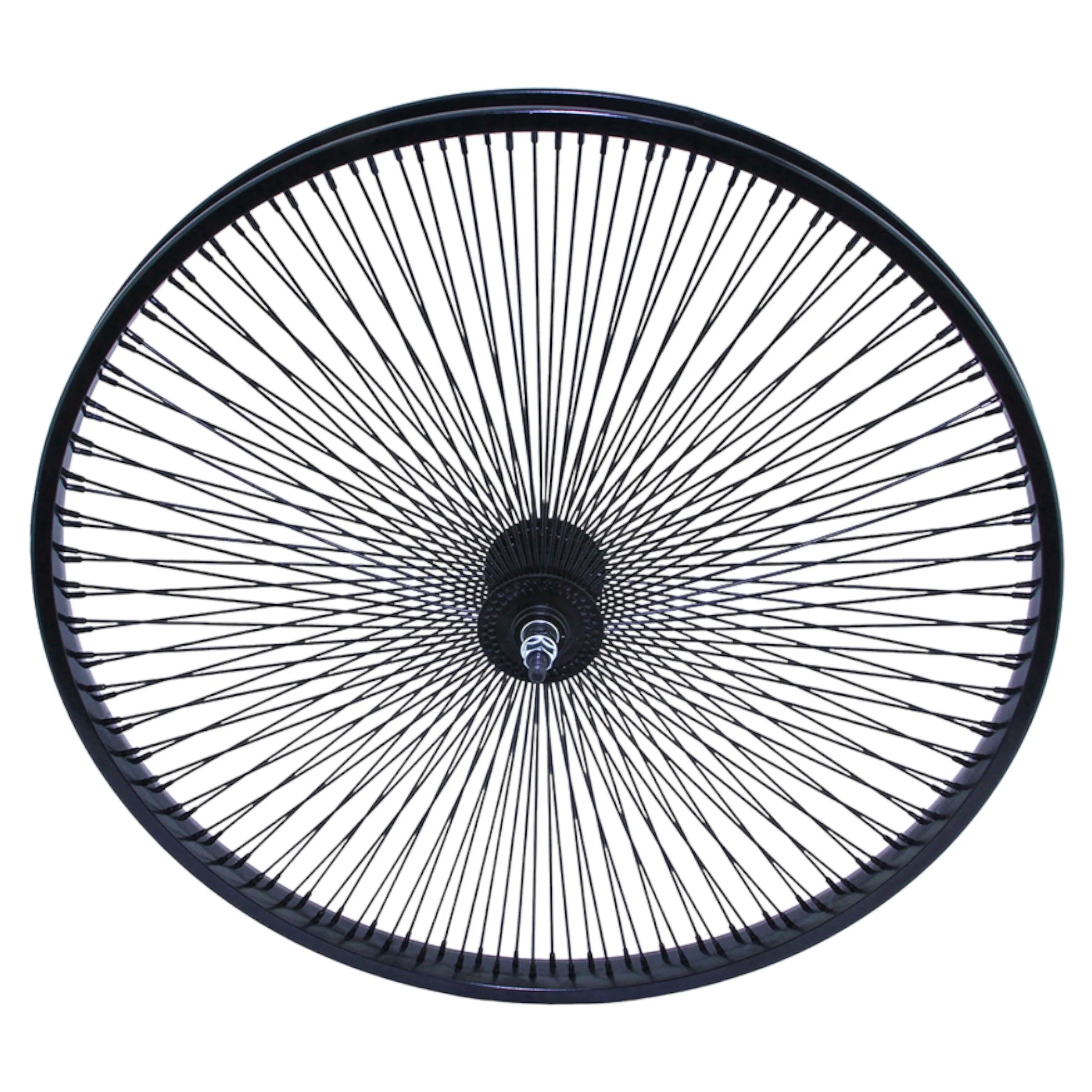 Lowrider 26" 144 Spoke Coaster Wheel Set Black - Image 3