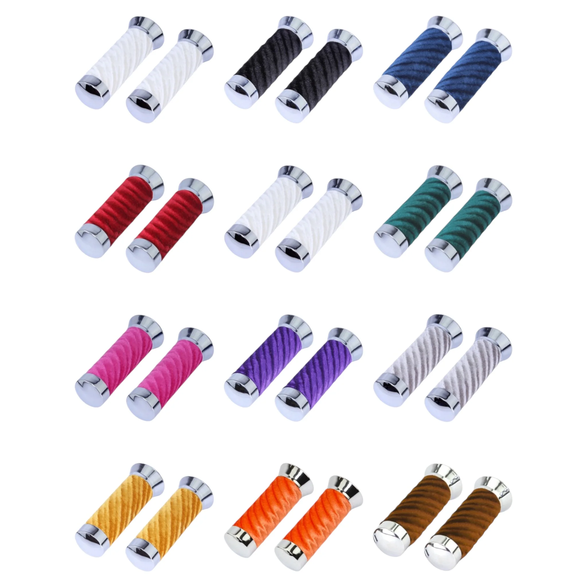 Lowrider Custom Swirl Velour Grips 7/8 long 130mm