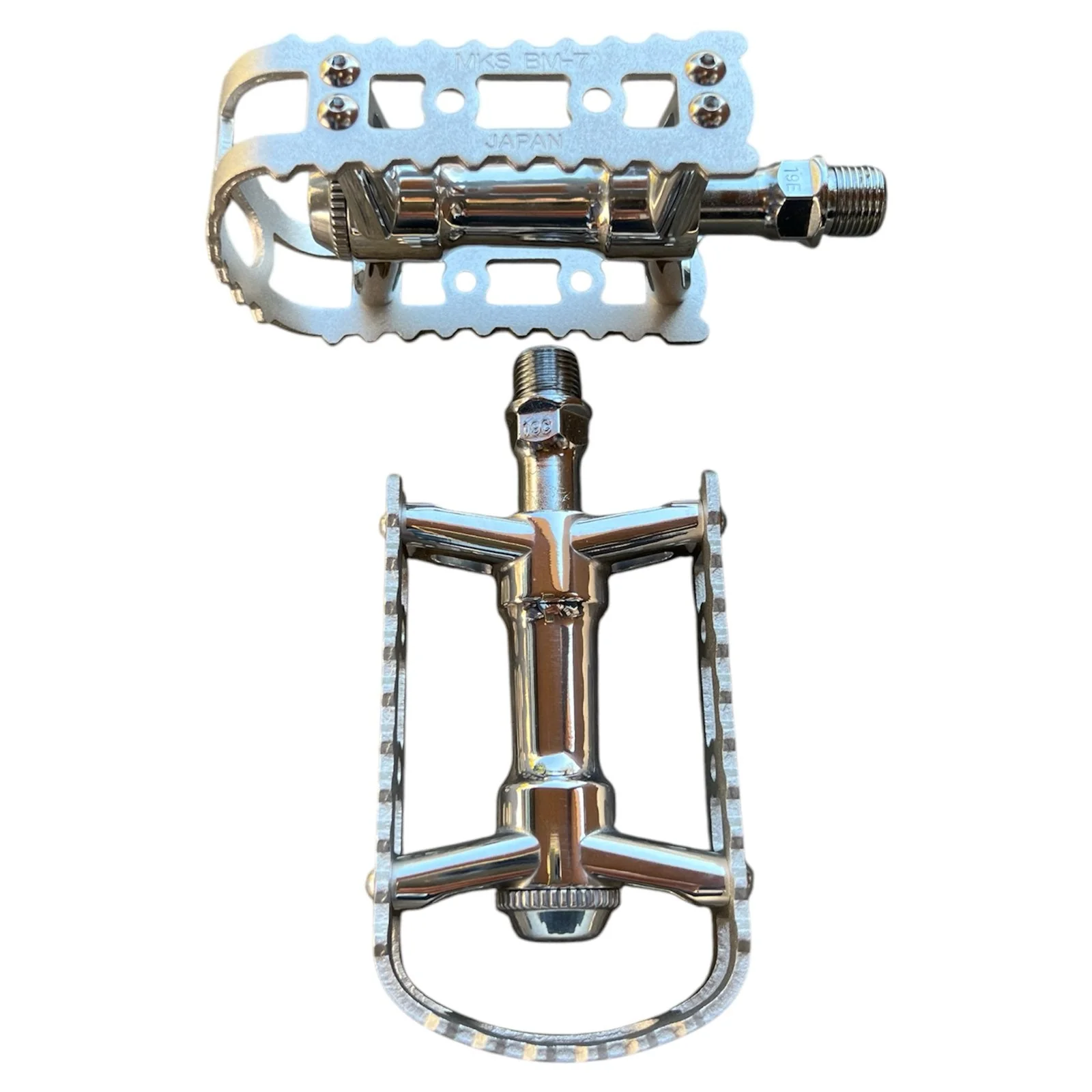 MKS BM-7 Next 70th Anniversary BMX Cage Pedals - 9/16" - Image 3