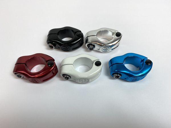 Dia-Compe MX hinged old school BMX bicycle seat post clamp - 25.4mm (1") Red , Black, Blue, White, Chrome - Image 10