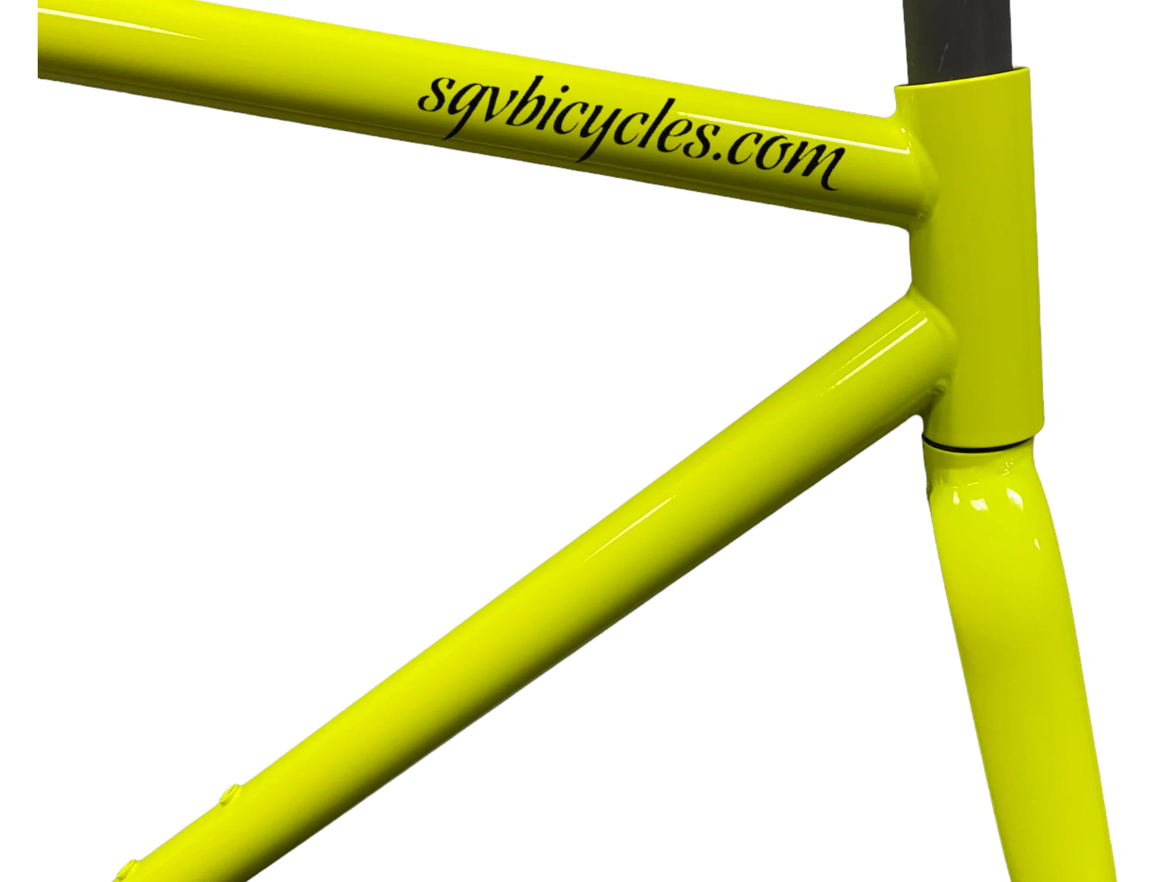 Sgvbicycles 4130 Chromoly Track Frame 55cm Neon Yellow - Image 3