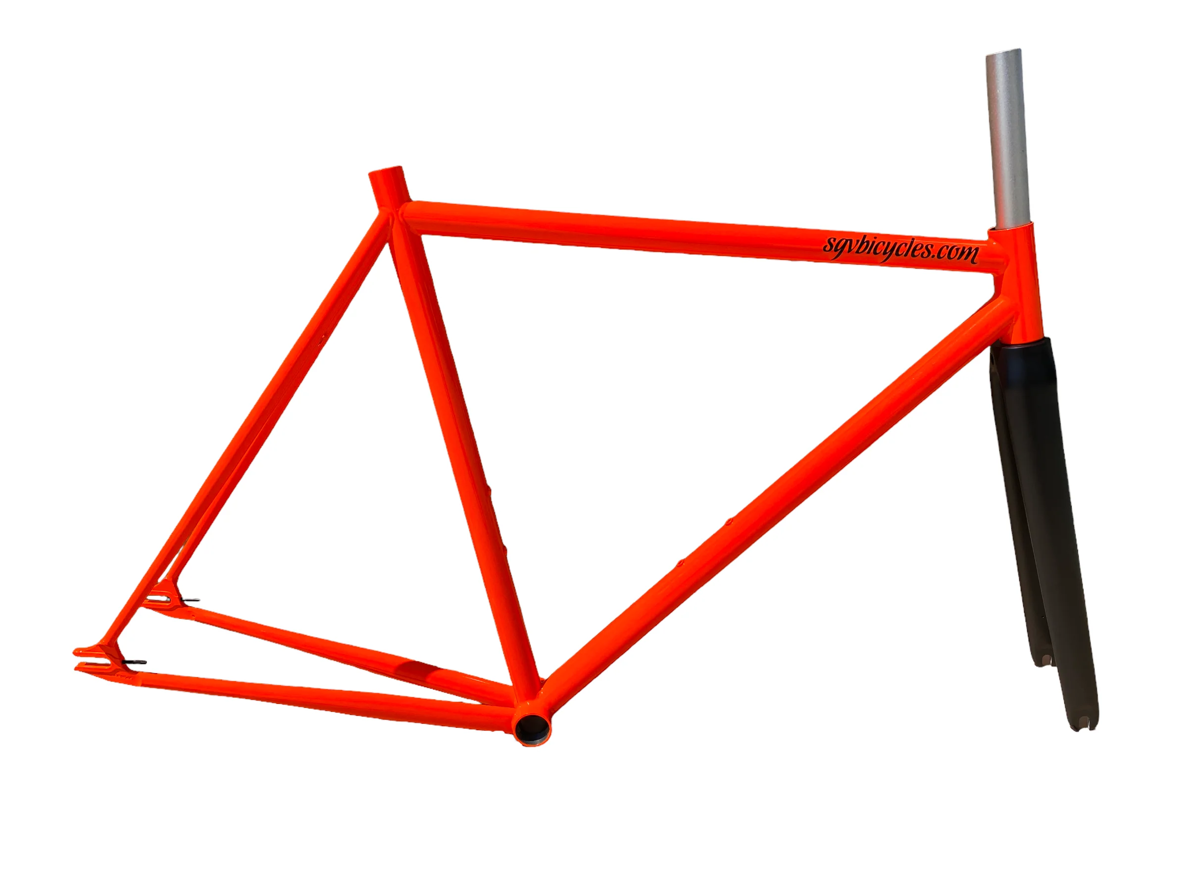 Sgvbicycles 4130 Chromoly Track Frameset 55cm Neon Orange - Image 3