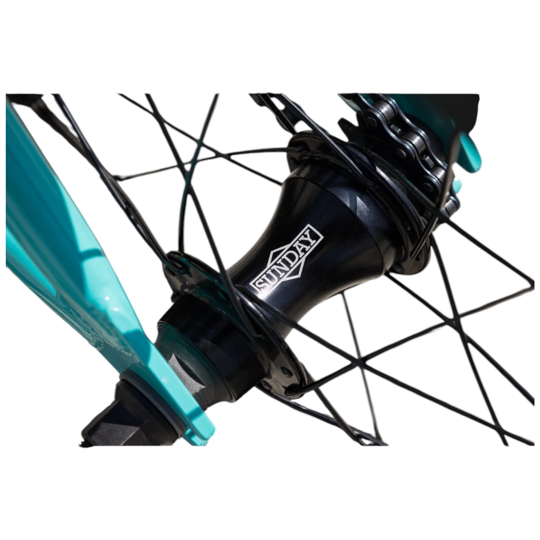 Sunday Primer 16" BMX Bike (16.5" Toptube) (Turquoise) - Image 14