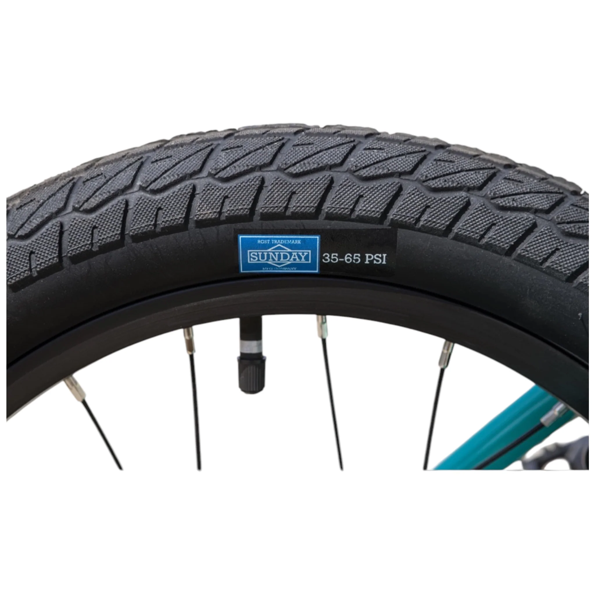 Sunday Primer 16" BMX Bike (16.5" Toptube) (Turquoise) - Image 15