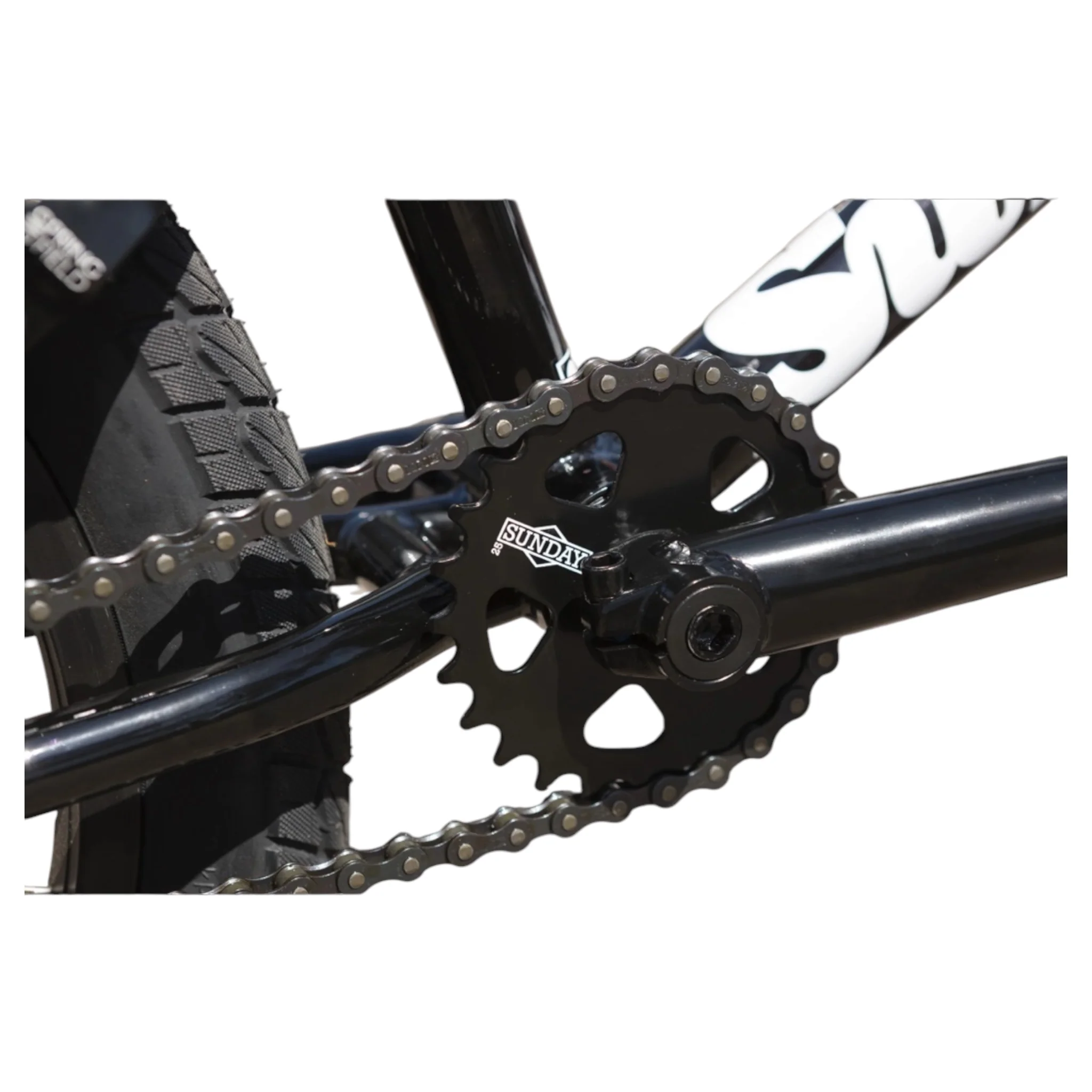 Sunday Primer 18" BMX Bike (18.5" Toptube) (Black) - Image 8