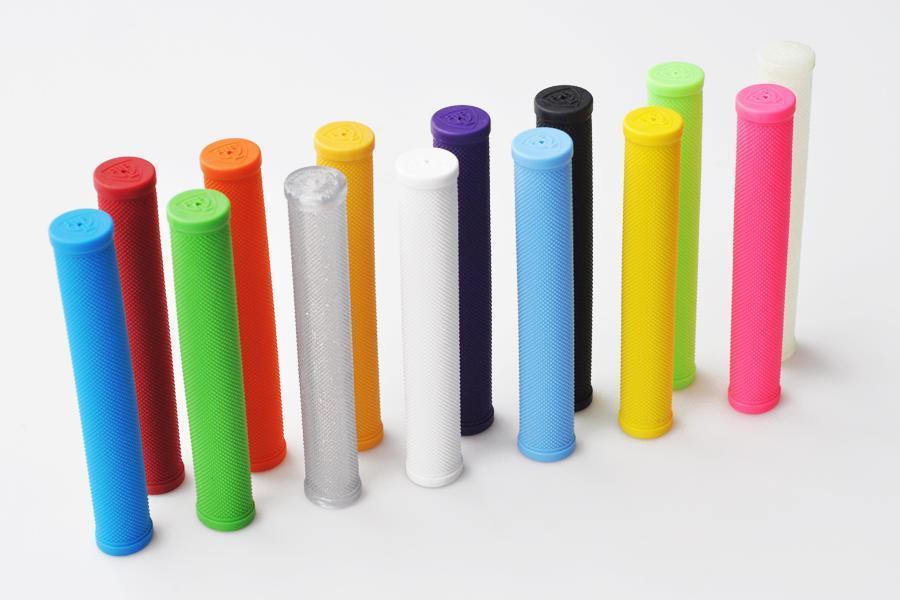 Track grips in 7 colors