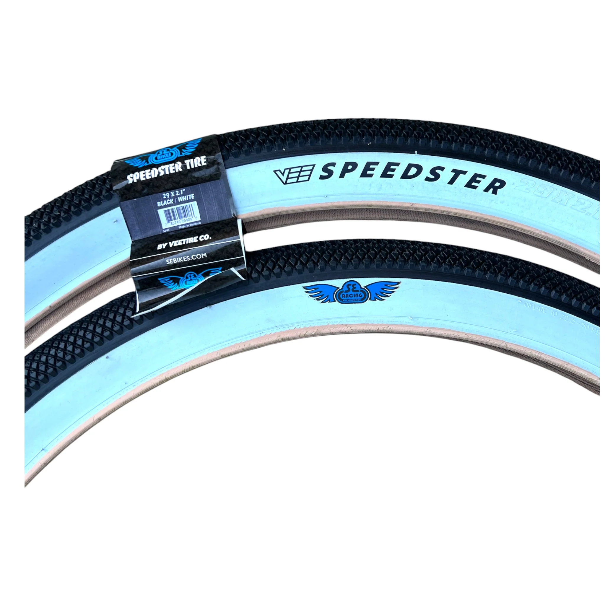 Vee Rubber Speedster Bicycle Tire 29" x 2.1 White Wall - Image 3