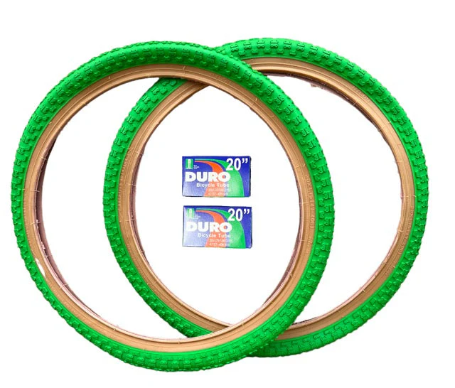 Wanda Comp III 20 x 1.75" Green Gum Wall Tires